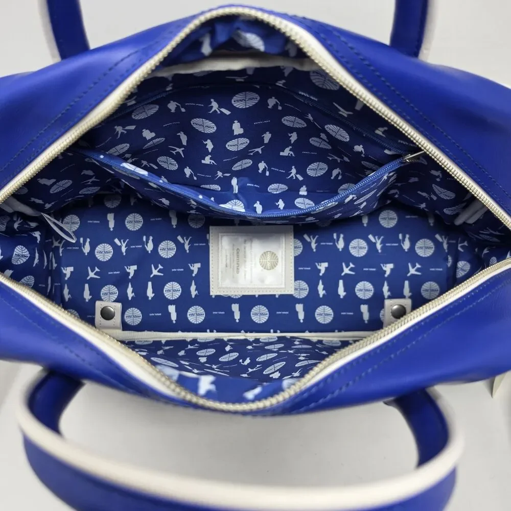 PAN AM Airlines Orion Blue Weekender Shoulder Bag Carry-On Duffel Travel NWOT